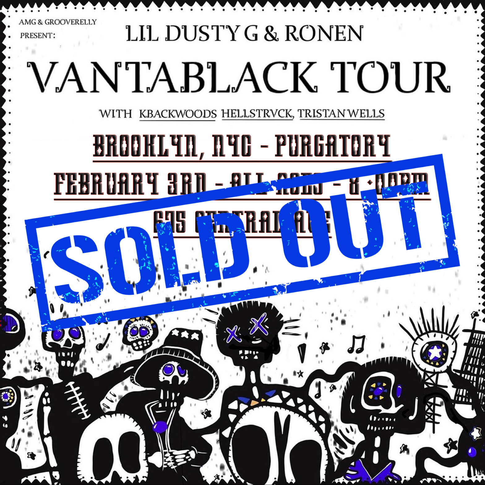 LIL DUSTY G Live In NYC On 2/3 – SOLD OUT!